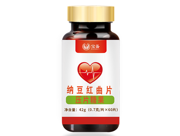 納豆紅曲片 (壓片糖果)